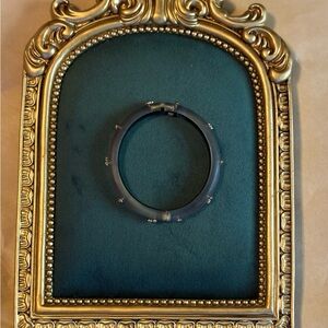 Elegant Black Bangle Bracelet